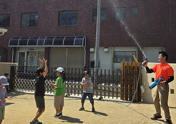 水遊び
