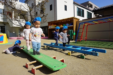 運動会ごっこ(ひよこ・うさぎ組)