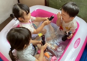 水あそび