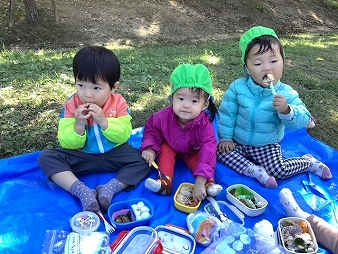 １歳遠足  紫金山公園