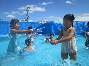 水遊び